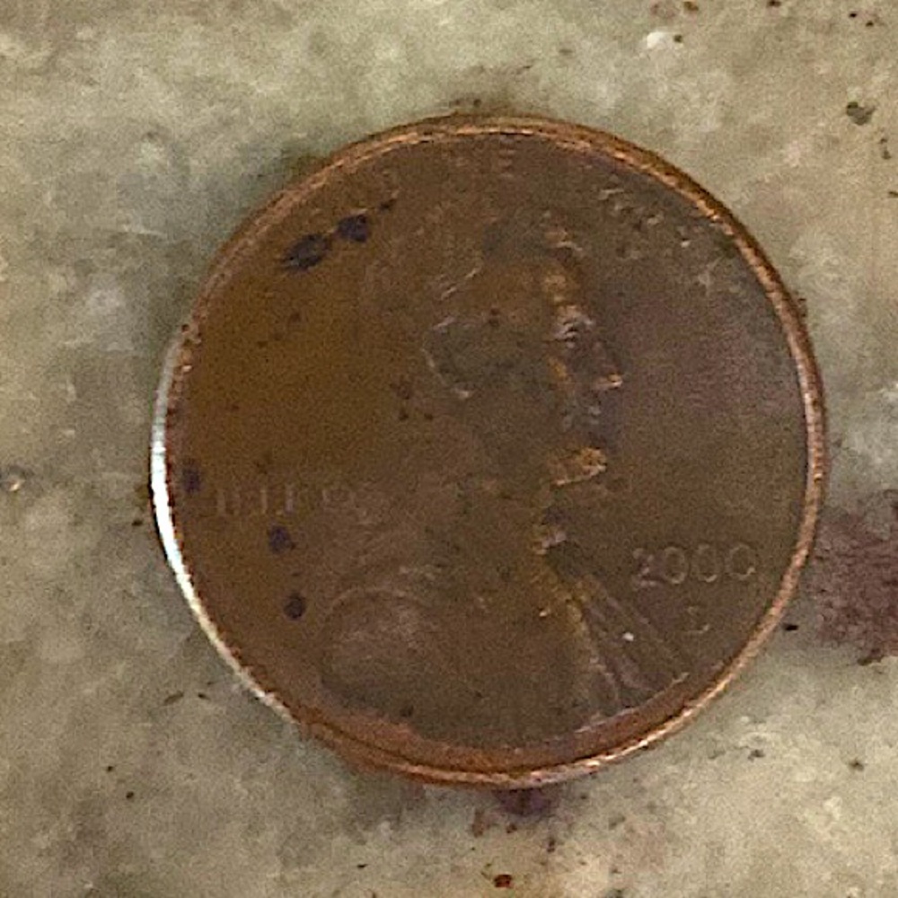 2000 Lincoln penny.